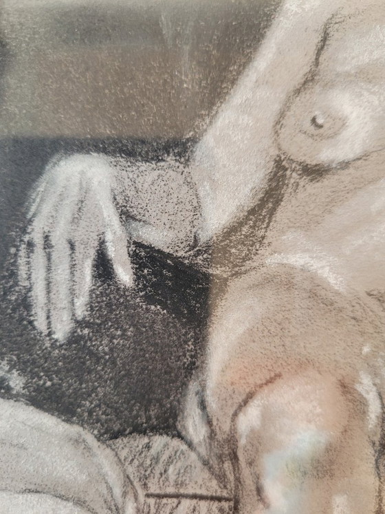 Image 1 of Charcoal drawing - Female condition