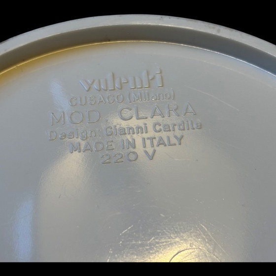 Image 1 of Lampada da tavolo Valenti “Clara” – design Gianni Cardile – bianca – vintage