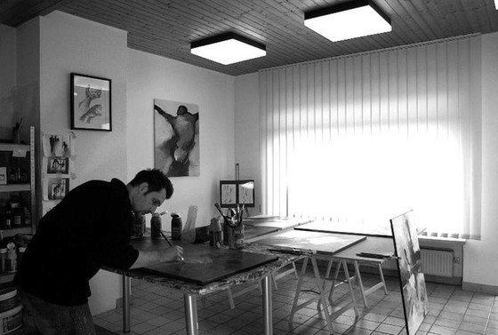 Image 1 of Florian MAIORESCU - Composición XL - Lienzo de artista