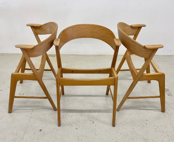 Image 1 of Sillas de comedor Kai Kristiansen Modelo 32, Korup Møbelfabrik.