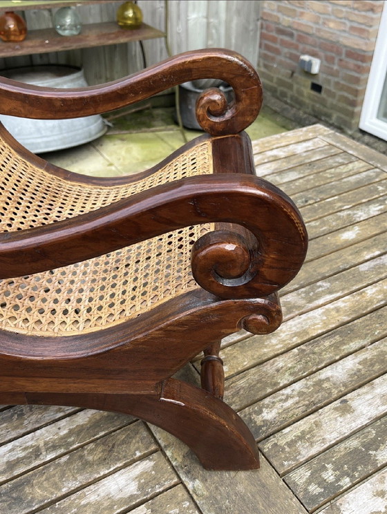 Image 1 of Chaise haute Campeche Veranda indonésienne