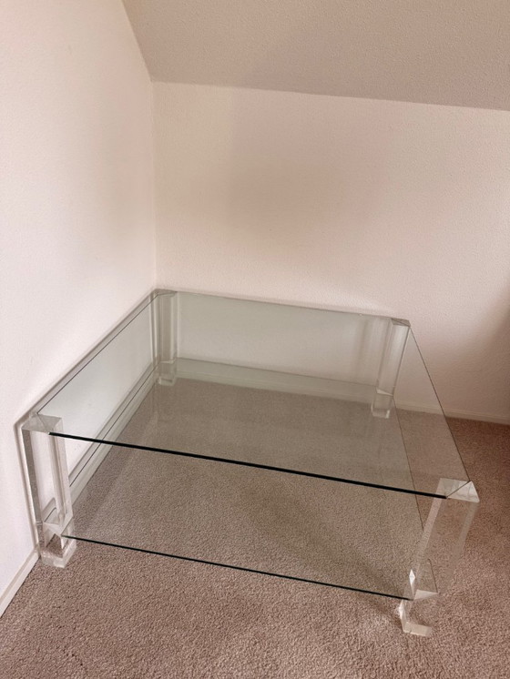 Image 1 of Glass BOR Design Coffee Table The Hague 1x1m