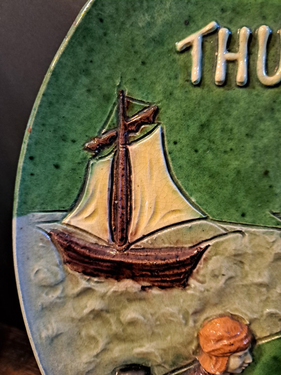 Image 1 of 1 Ceramica fiamminga XXL Diametro 32,5 cm In perfette condizioni d'epoca