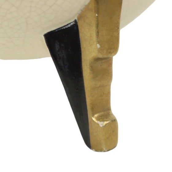 Image 1 of Rare Art Deco Vase Fish Orchids