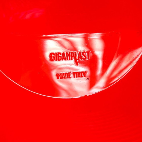 Image 1 of Coral Taormina Table from Giganplast, 1970s