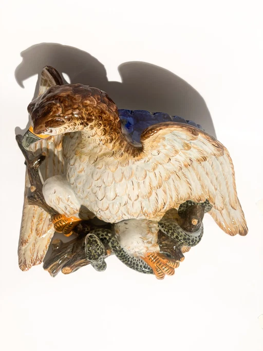Ginori Ceramic Wall Flower Shelf - Eagle-Shaped Shower – decoratieve objecten