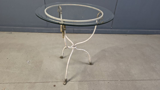Image 1 of Mid century italian swan side table, 1970s 