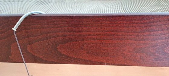 Auping single bed with adjustable slatted base, dark brown wood, Metal, Modern (photo 5 of 5)