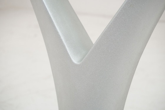 Image 1 of Rolf Benz dining table 1210 glass table glass dining room table