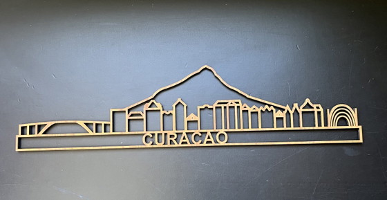 Skyline Curaçao – City Shapes, Decorazioni murali, Wood (photo 5 of 5)