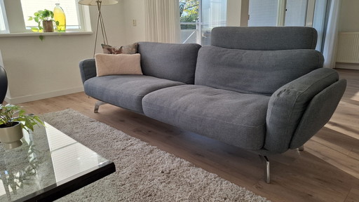 Leolux Nardo sofas (2.5 & 3.5 seats) grey, as good as new.