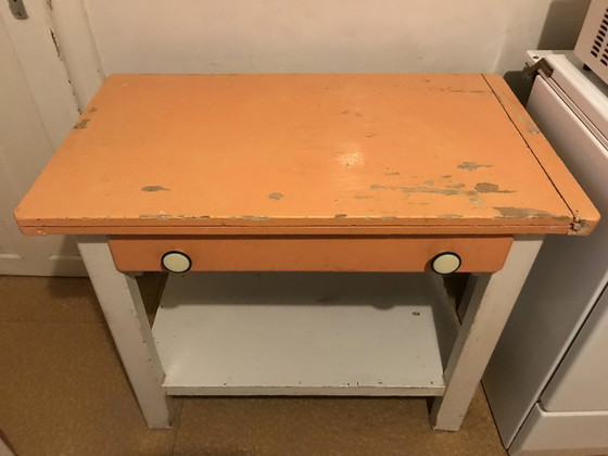Tavolo da Cucina Vintage in Legno Ungherese – Tavoli da pranzo, Rustic (photo 8 of 10)
