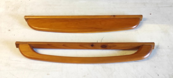 Image 1 of Badkamerkast van massief grenenhout - midden 20e eeuw