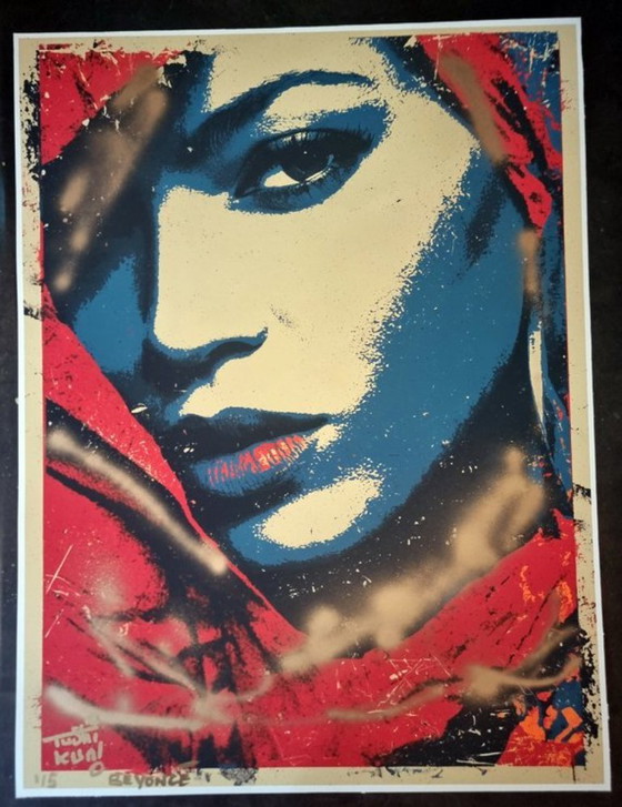 Image 1 of Tushikuni - Beyoncé - Framed Artist Lithograph