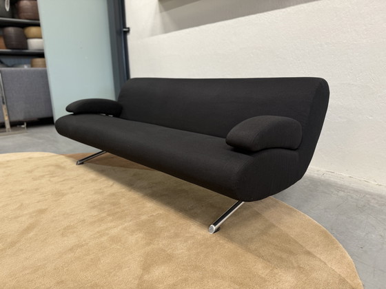 Image 1 of Artifort C736 Sofa 2.5 Seater Black Fabric