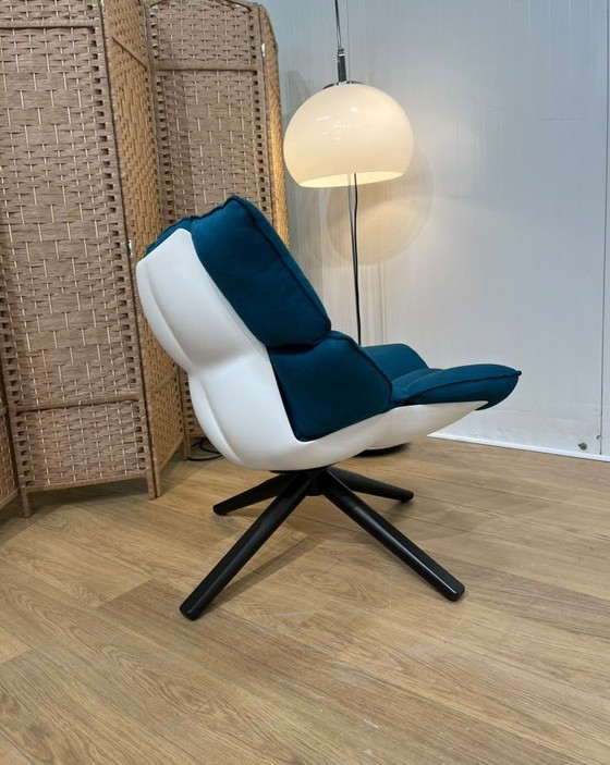 Poltrona B&B Italia Husk Blu Come Nuova + Garanzia, Poltrone, Tessile, Plastica, Modern (foto 8 di 12)