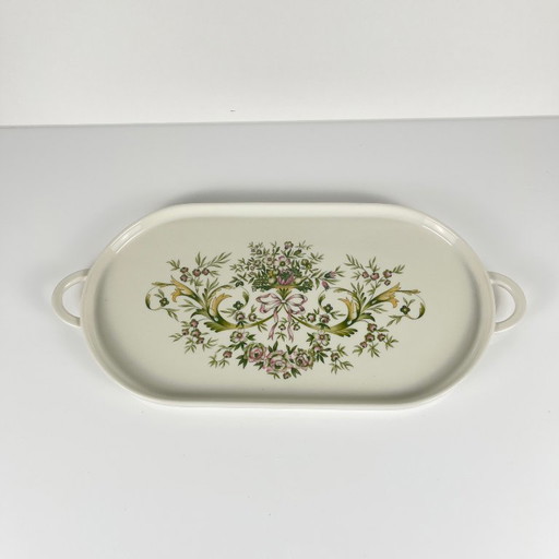 Piatto ovale con manico "Trianon", stile Villeroy & Boch