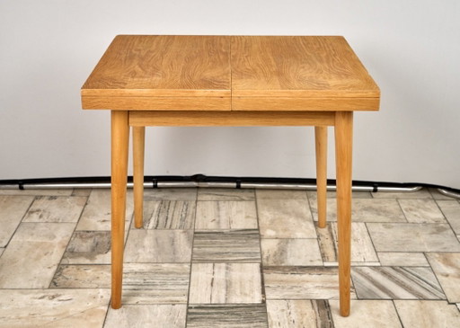 Extendable Oak Dining Table by Jitona, 1960s Czechoslovakia