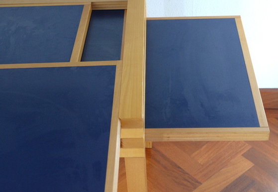 Image 1 of Modulaire beuken eettafel 70x70 door Bernard Vuarnesson 