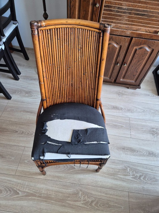 Image 1 of Vintage Bamboe Dining Chairs