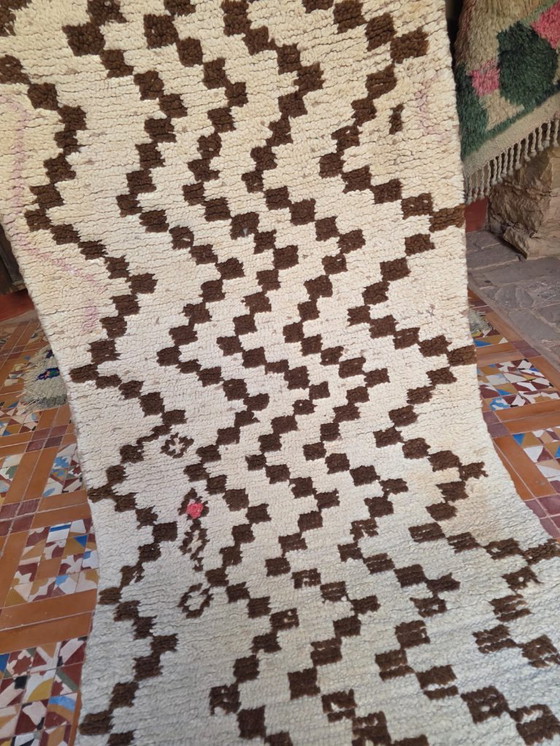 Image 1 of Vintage Beni Ourain rug 194 x 84 cm