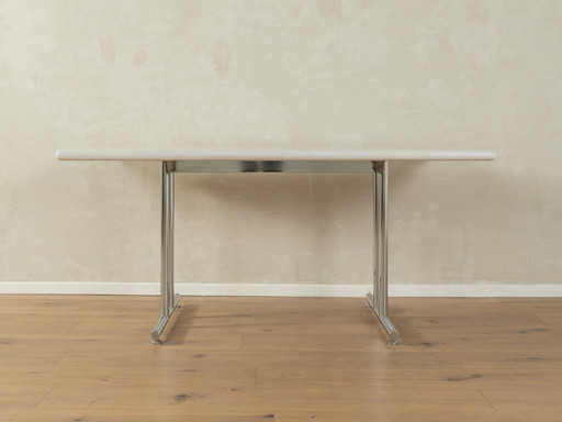 Schreibtisch aus Chrom, 1980er Jahre