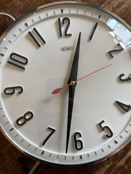Horloge murale vintage Metamec