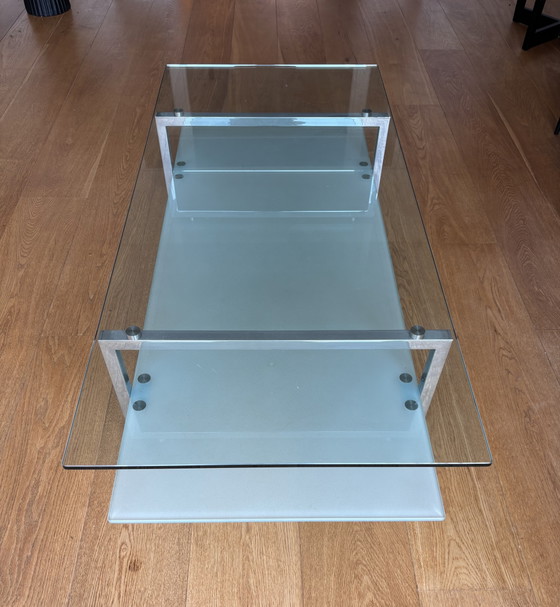 Image 1 of table basse en verre
