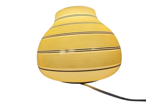 Image 1 of Dutch design - Philips Holland - Brune glas - plafonniere - 50's