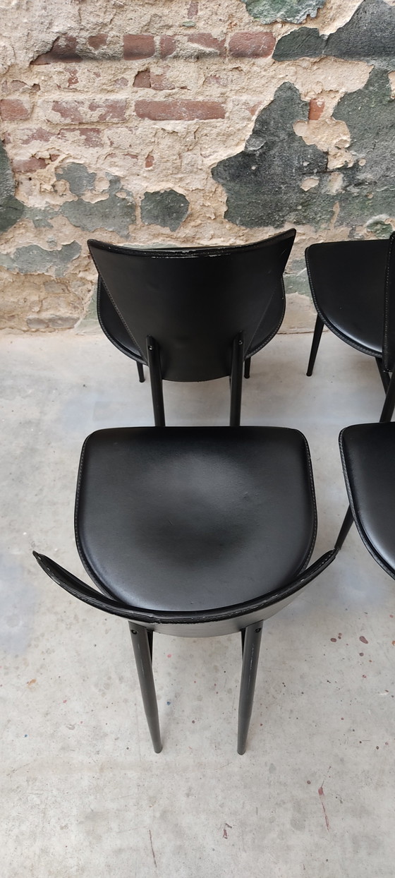 Image 1 of Esszimmerstühle im postmodernen italienischen Design