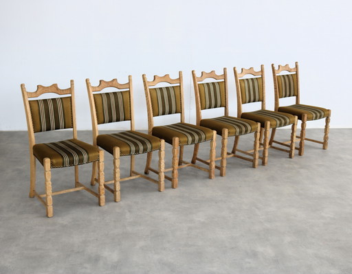 6x sedie da pranzo danesi brutaliste