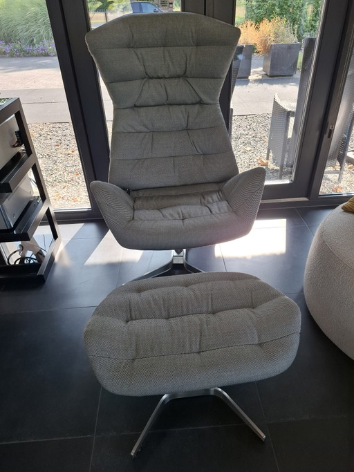 Thonet 808 Sessel mit Hocker