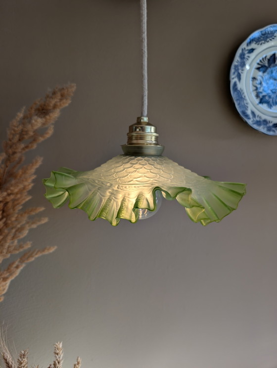 Image 1 of Beautiful, unique vintage pendant lamp