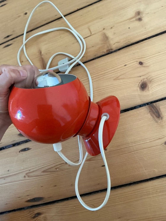 Vintage tafellamp in de vorm van een oogbol, ABO Randers H.63, Denemarken, jaren 70. – Tafellampen, Metal (photo 6 of 12)