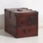 Small antique Japanese kodansu - Meiji / Taishō period (c. ) #35 – Storage cabinet, Metal (photo 7 of 40)