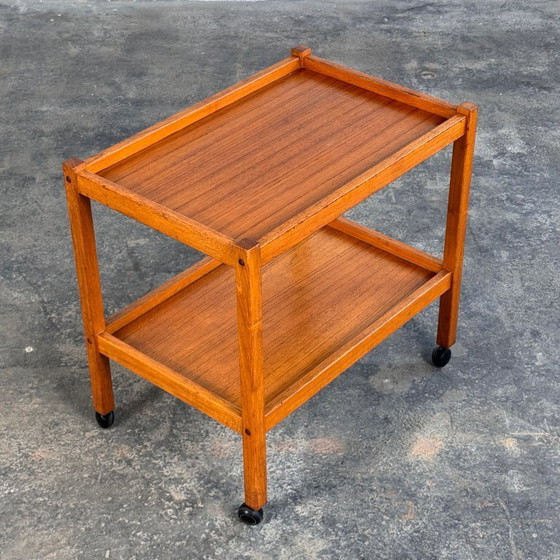 Image 1 of Danish Teak Bar Trolley, 1960