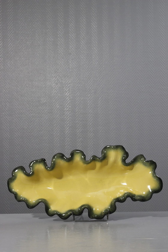 Image 1 of Grande coupe à fruits céramique vintage forme libre Ceramidi Marseille 1950s