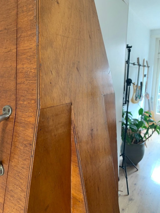 Image 1 of Estuche antiguo para contrabajo, años 30-40.