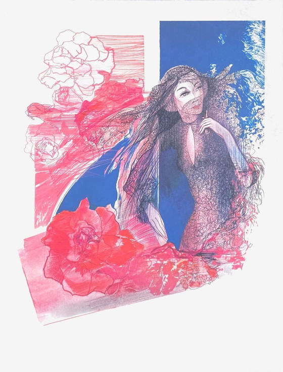 Image 1 of Jean Théobald JACUS, L'écume des jours - Boris Vian III Siebdruck 1987