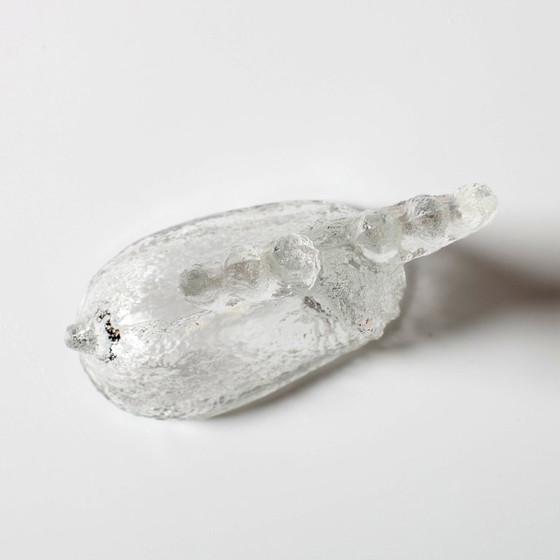 Image 1 of Vintage Pressed Glass Deer Figurine: Pavel Panek Design, Czech Bohemia