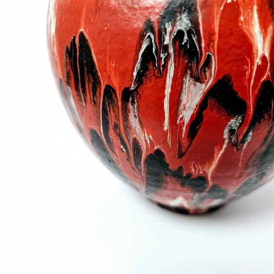 Image 1 of Splendida ceramica artistica tedesca vintage fatta a mano | Vaso in ceramica colorata dipinta a mano dalla Germania