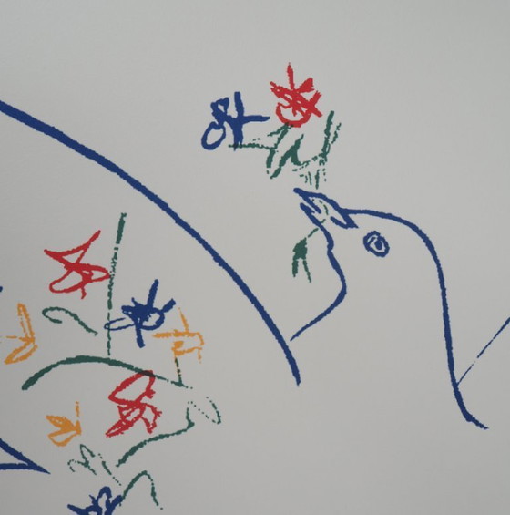 Pablo Picasso: Dove with Flowering Branches, Signed Lithograph – Lithographs & prints, Paper (photo 4 of 8)