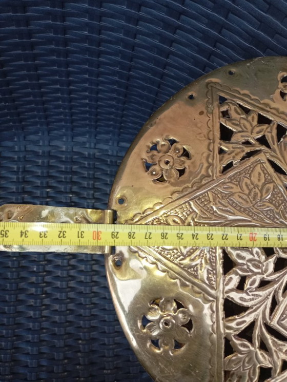 Image 1 of Top antiek - Engelse bedverwarmer uit de 18e eeuw