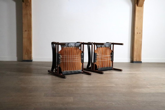 Image 1 of Set di 8 sedie da pranzo Ilmari Tapiovaara per La Permanente Mobili Cantù, anni '60