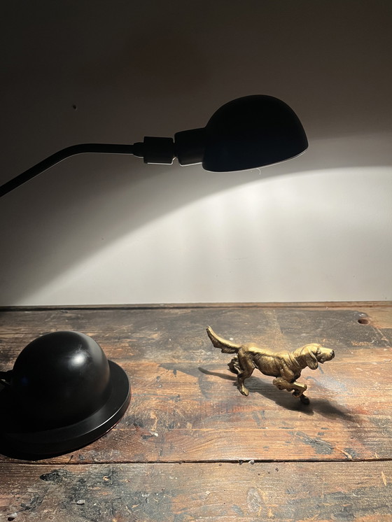 Image 1 of Vintage post modern gooseneck bureau lamp 