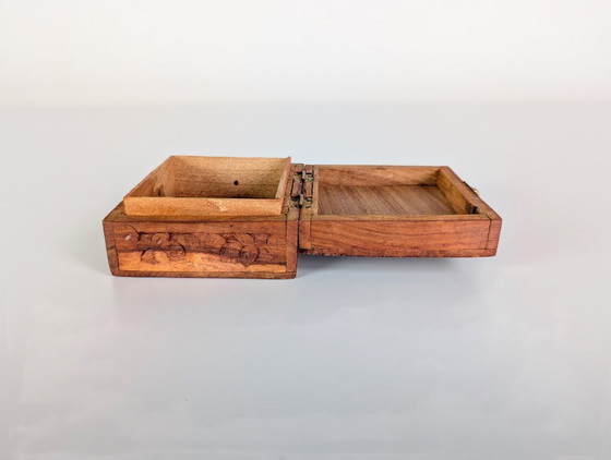 Image 1 of Vintage wooden box, jewelry box, jewelry case, gift