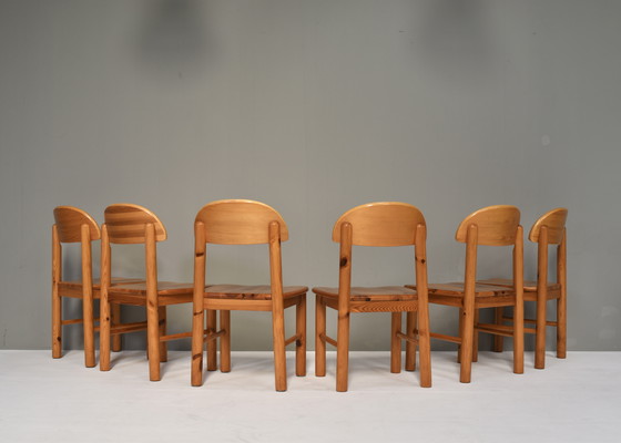 Image 1 of 6x Esstischstühle von Rainer Daumiller, 1970er Jahre