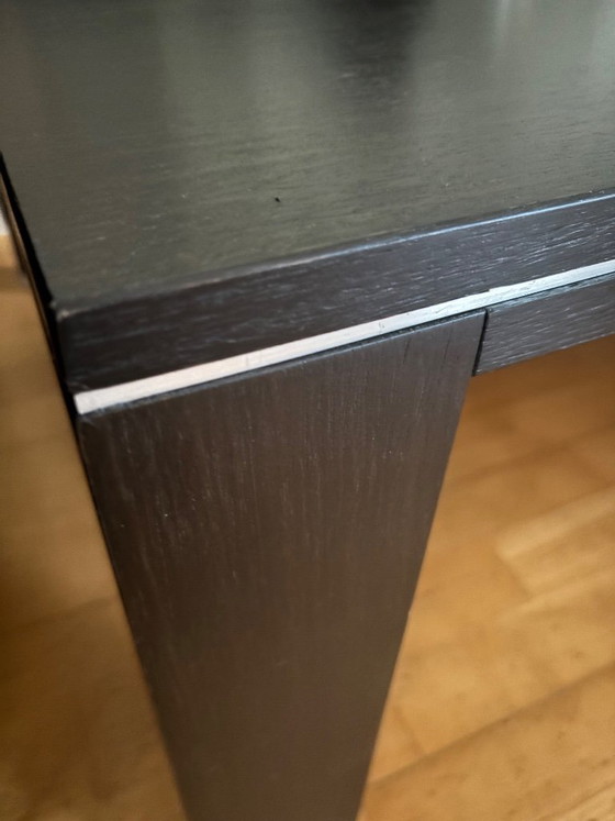 Gelderland 2 Coffee tables 80 x 80 wengé 625 – Metal, Wood (photo 2 of 5)
