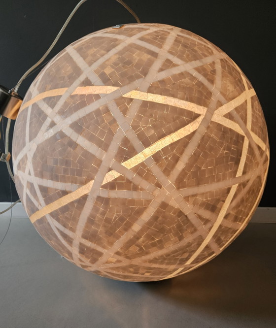 2 Exclusieve Kayak Mozaïek Hanglampen XL Ø 60 – Stone (photo 11 of 15)