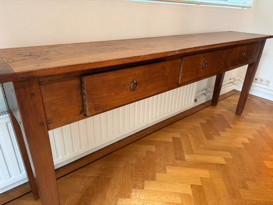 Image 1 of rustic side table